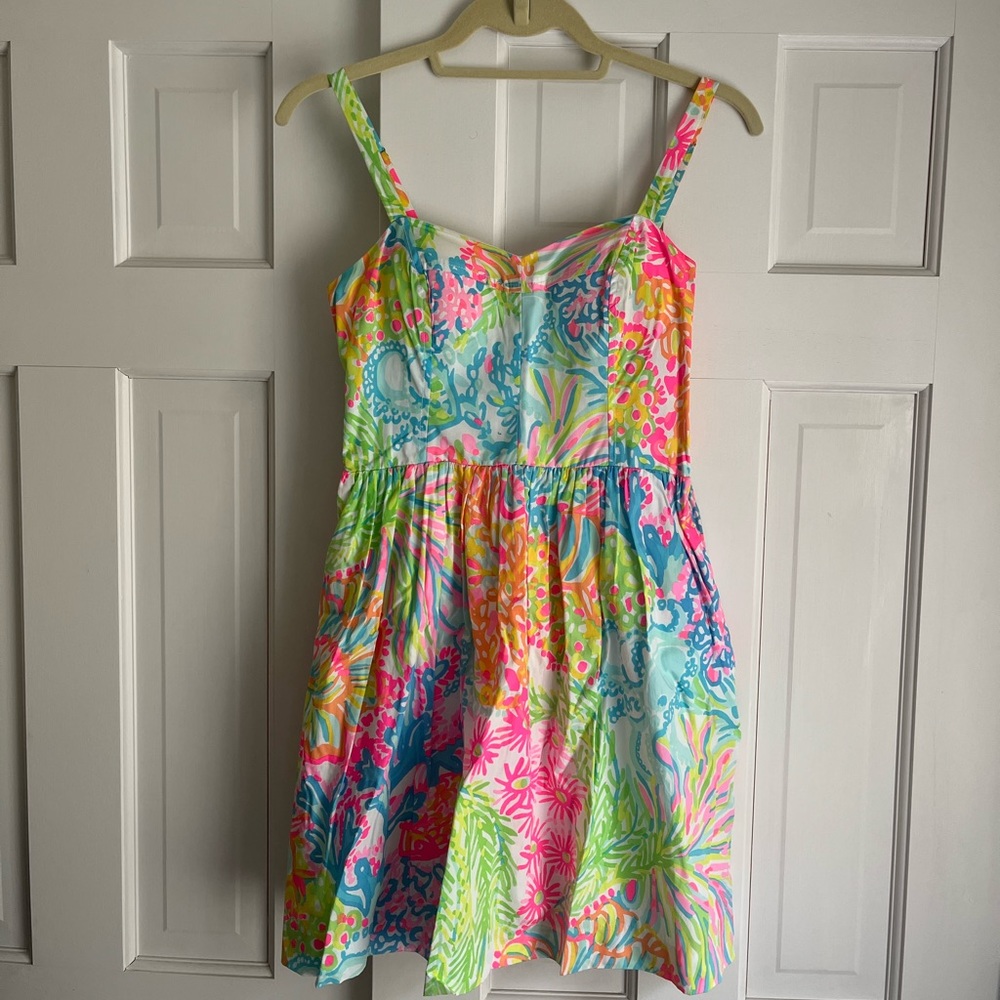 Lilly Pulitzer ardleigh dress— lovers coral